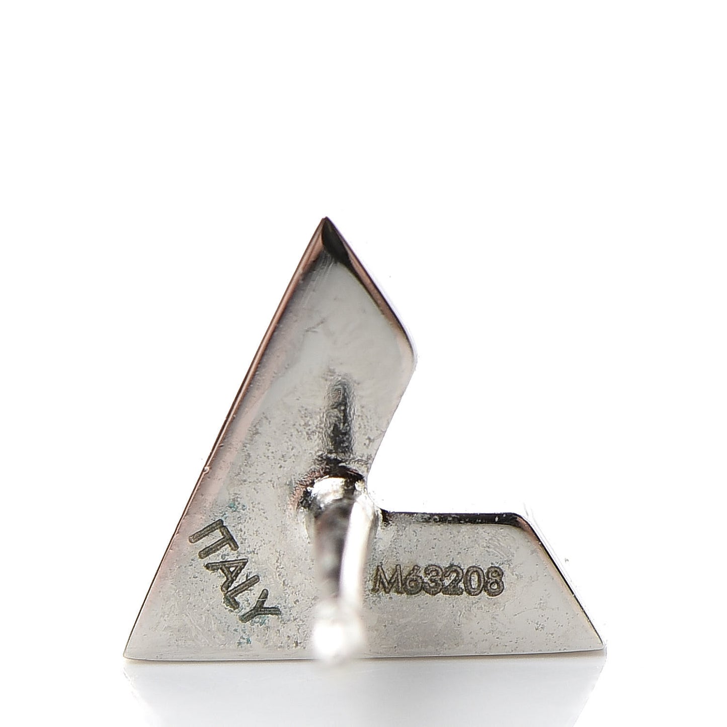 Essential V Stud Earrings Silver