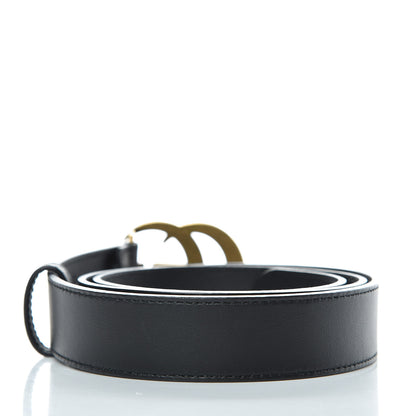 Gucci Calfskin Double G 30mm Belt 90 36 Black 3 of 6