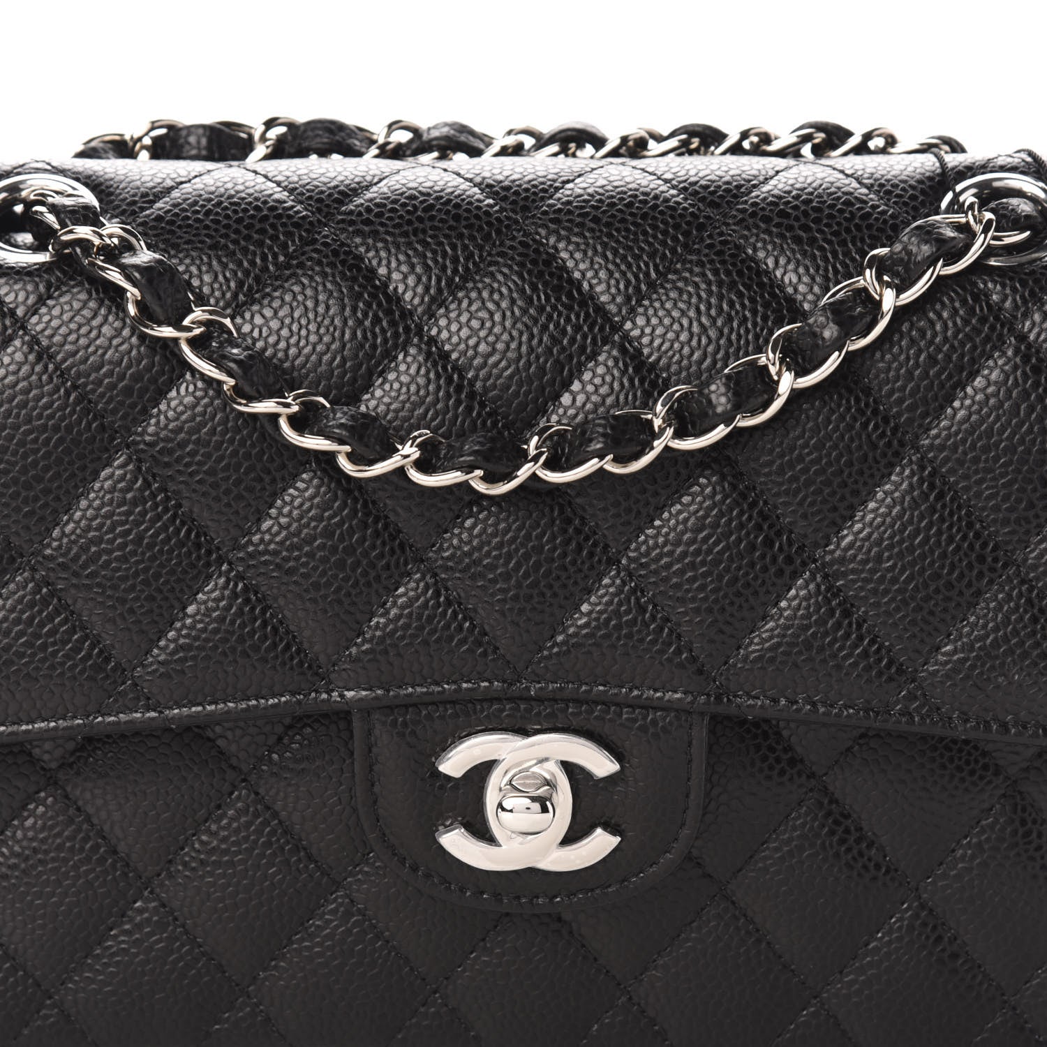 Chanel Caviar Quilted Small Double Flap Black 10 of 10