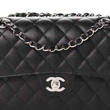 Chanel Caviar Quilted Small Double Flap Black 10 of 10