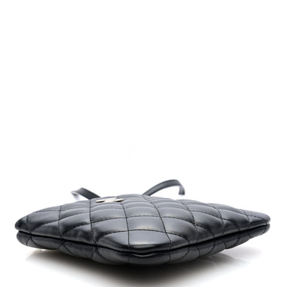 Chanel Lambskin Quilted Crossbody Bag Black 4 of 11