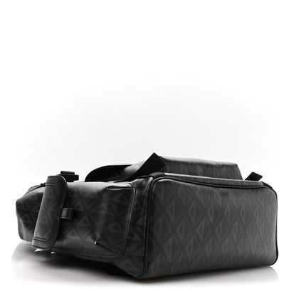 Christian Dior Canvas CD Diamond Hit The Road Backpack Black 4 of 10