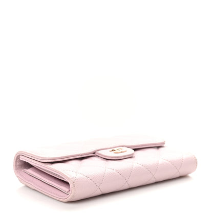 Chanel Caviar Quilted Medium Flap Wallet Light Pink 4 of 10