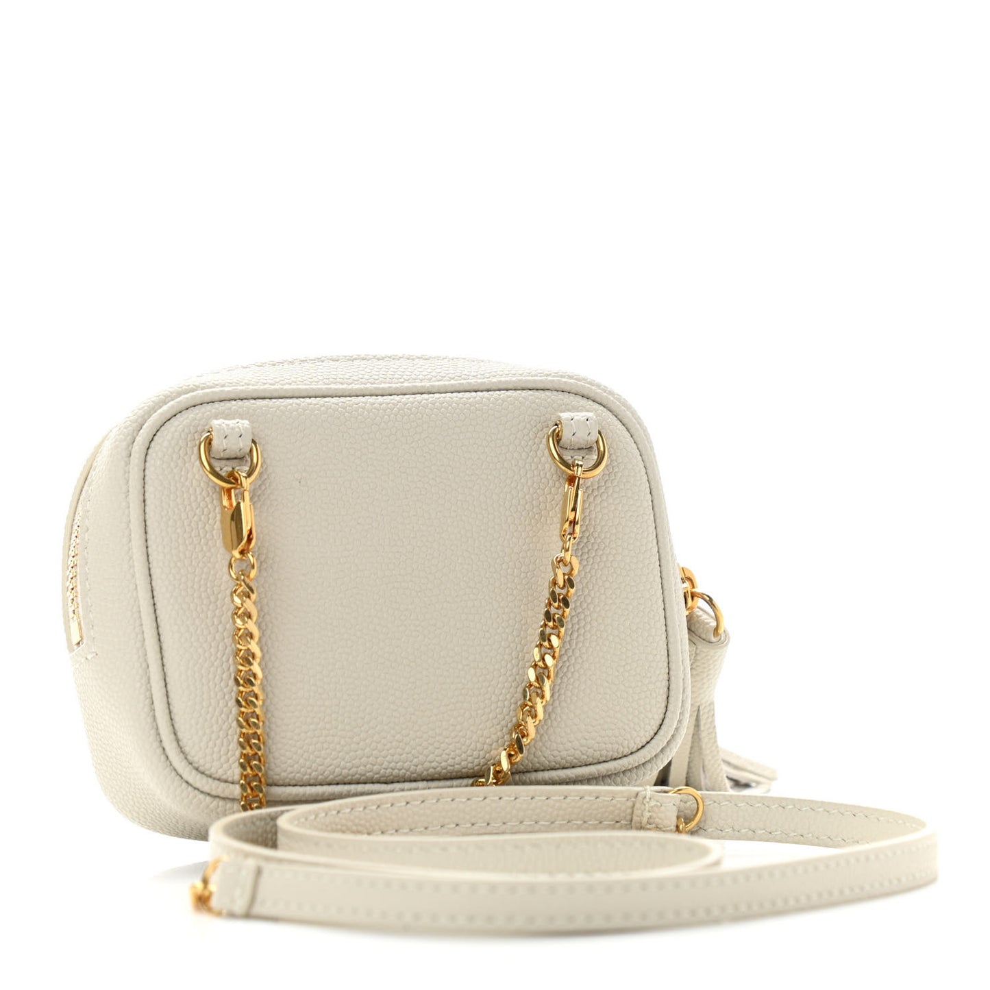 Grain De Poudre Matelasse Monogram Baby Lou Camera Bag Crema Soft
