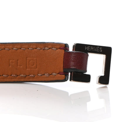 Hermes Swift Rivale Double Tour Bracelet XS Rouge H 4 of 6