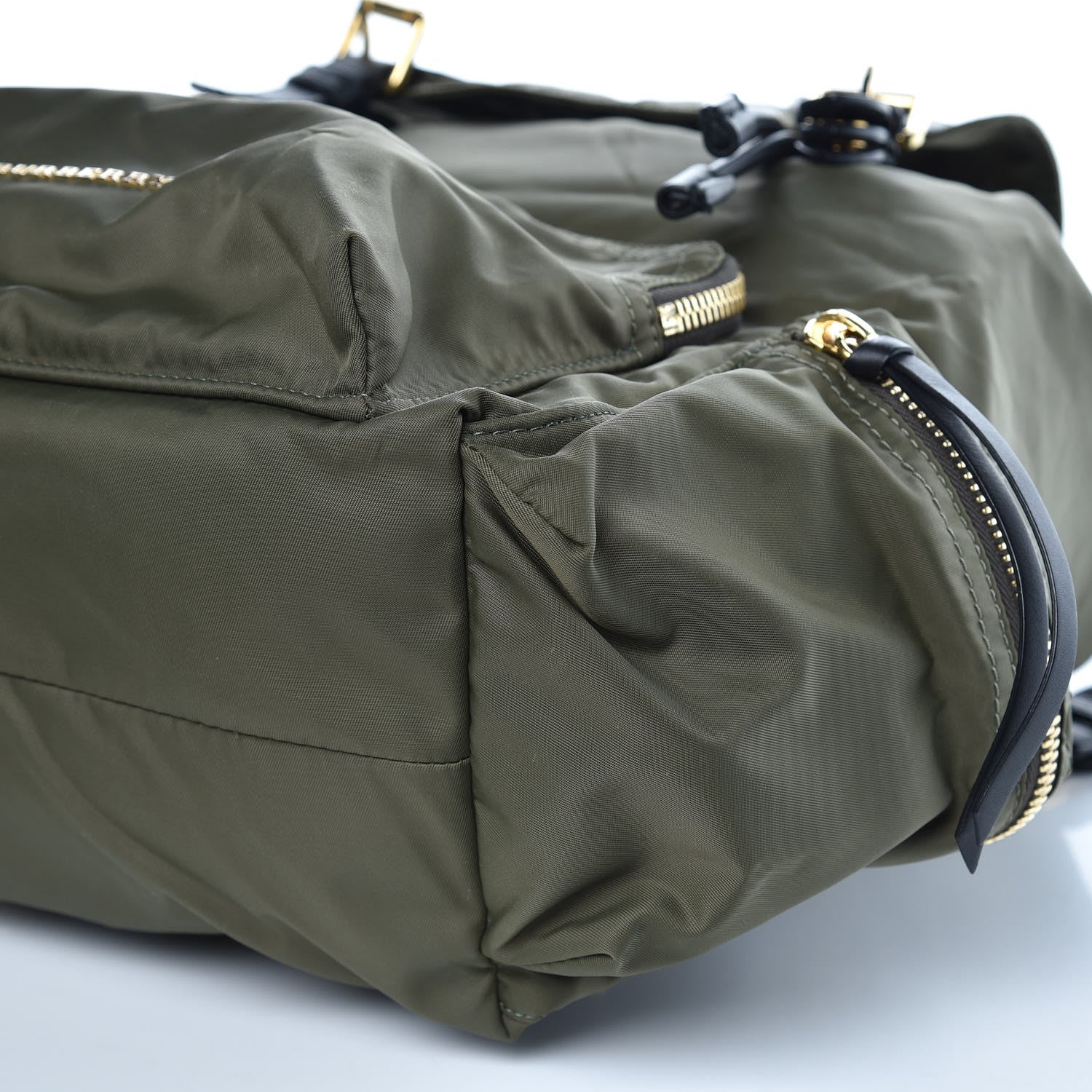 Burberry Nylon Large Rucksack Backpack Canvas Green 8 of 10