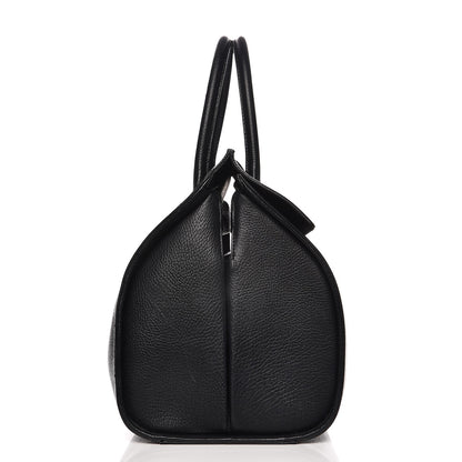 Balenciaga Grained Calfskin M Tube Round Tote Black 9 of 19