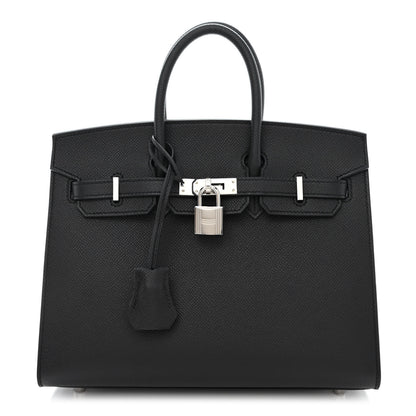Hermes Epsom Birkin Sellier 25 Black 1 of 11