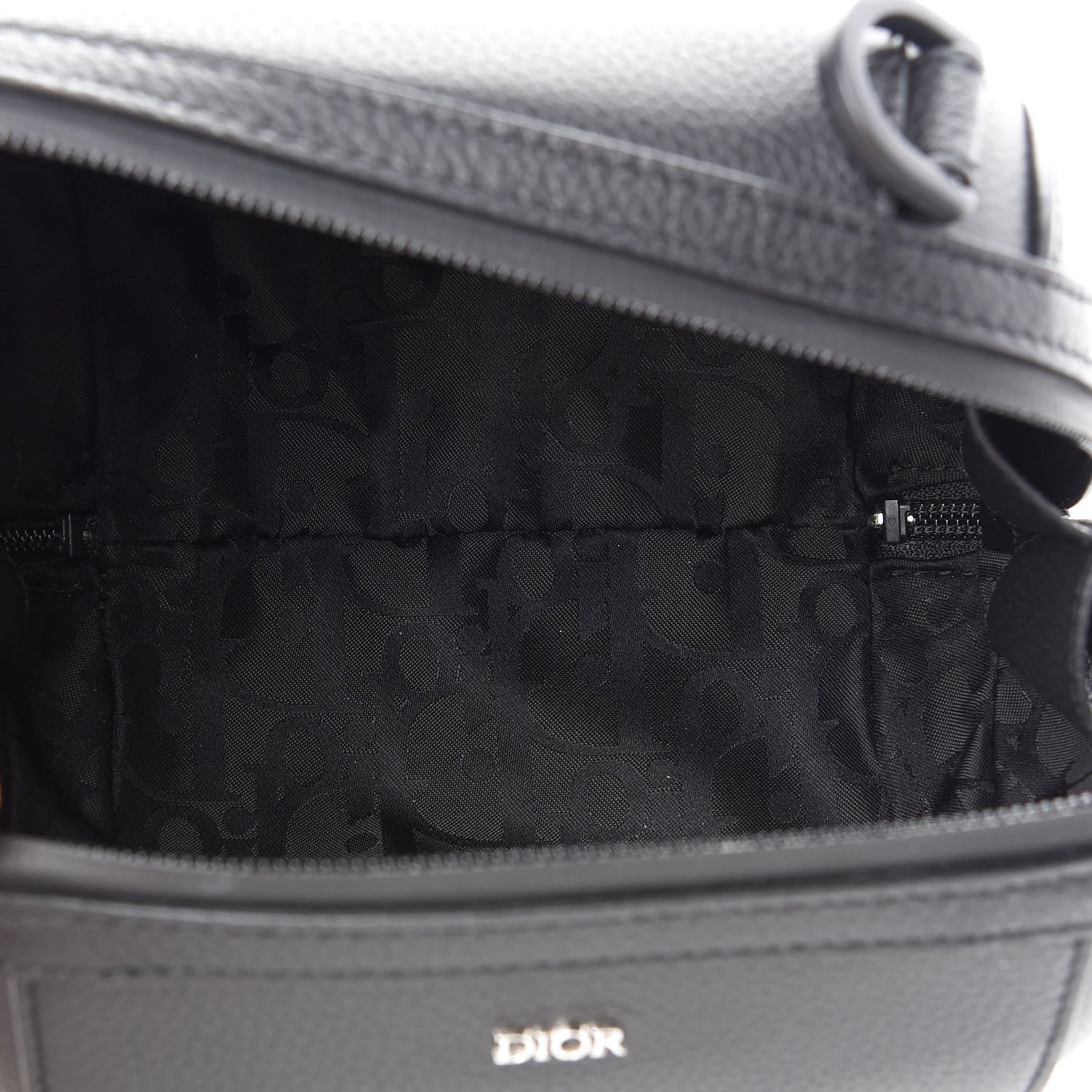 Christian Dior Grained Calfskin Safari Hard Roller Black 7 of 9