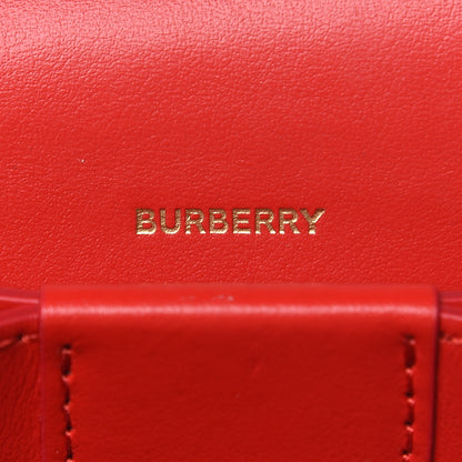Burberry Calfskin Jessie Chain Card Case Bright Red 7 of 8