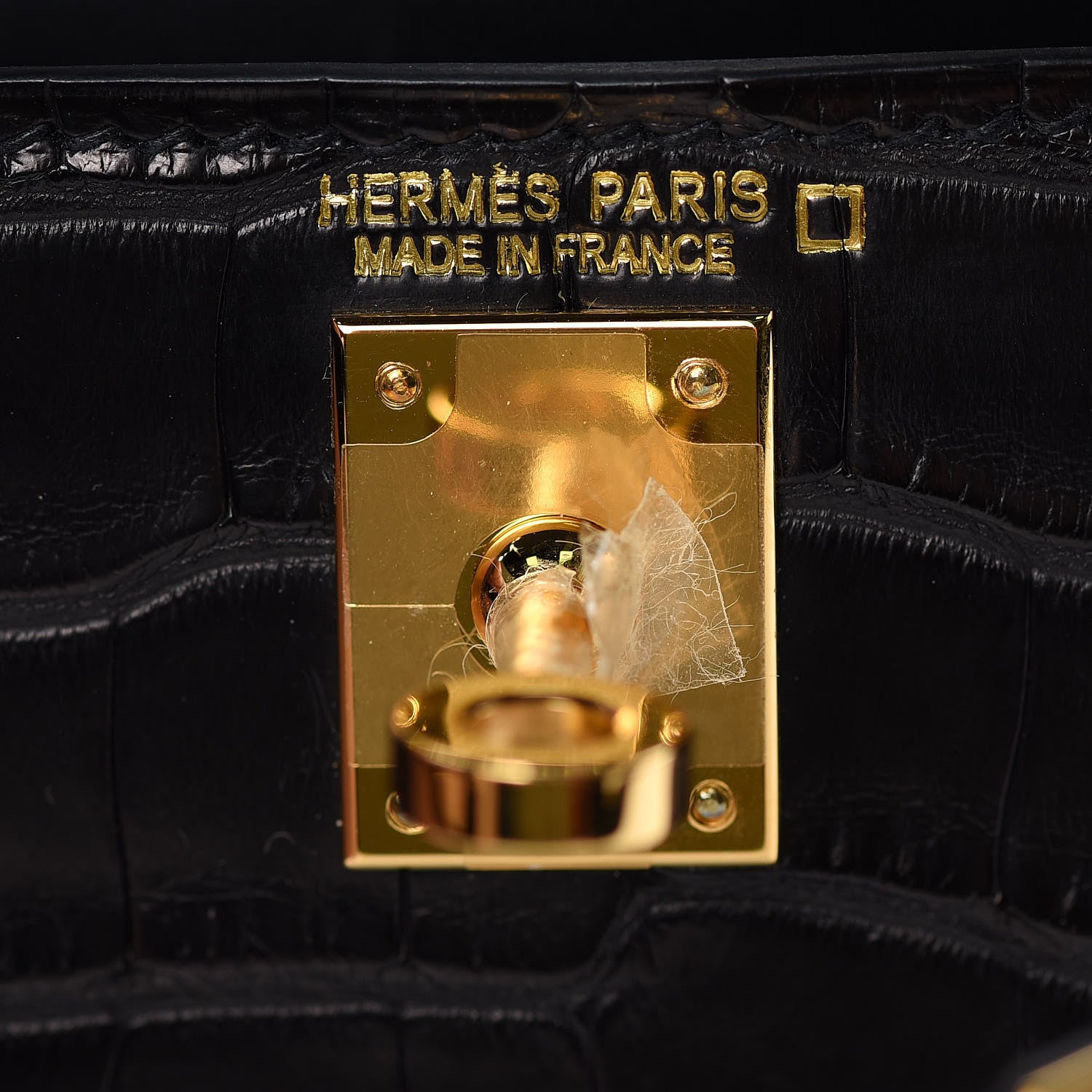 Hermes Matte Alligator Mini Kelly Sellier 20 Black 21 of 39