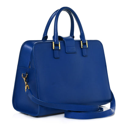 Saint Laurent Calfskin Monogram Baby Cabas Blue 3 of 17