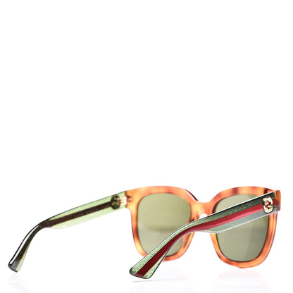 Gucci Web Sunglasses GG0034S Havana 4 of 7