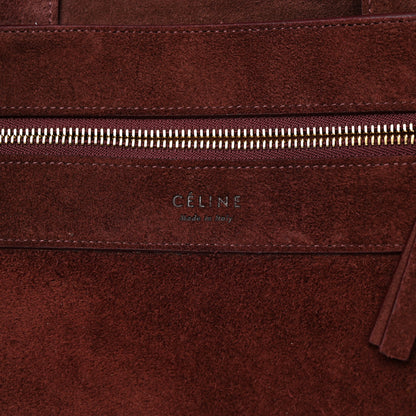 Celine Smooth Calfskin Vertical Cabas Burgundy 6 of 13