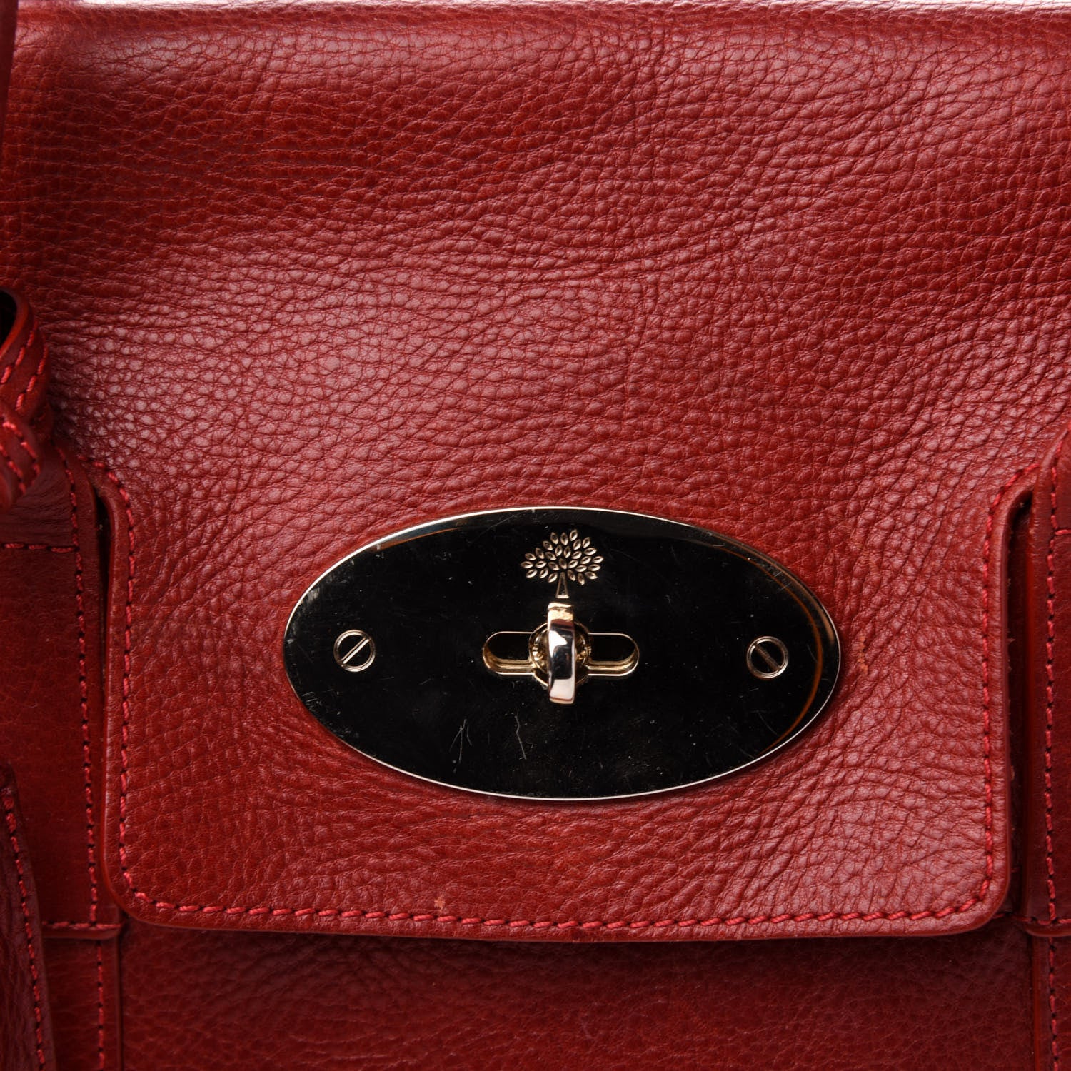 Mulberry Natural Vegetable Tanned Bayswater Poppy Red 16 of 16