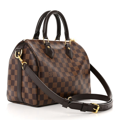 Louis Vuitton Damier Ebene Speedy Bandouliere 25 3 of 10