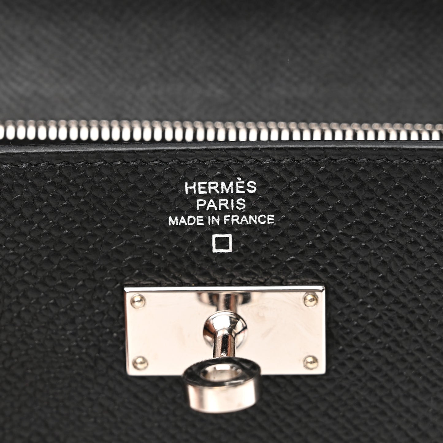 Epsom Matte Alligator Touch Kelly Wallet To Go Black