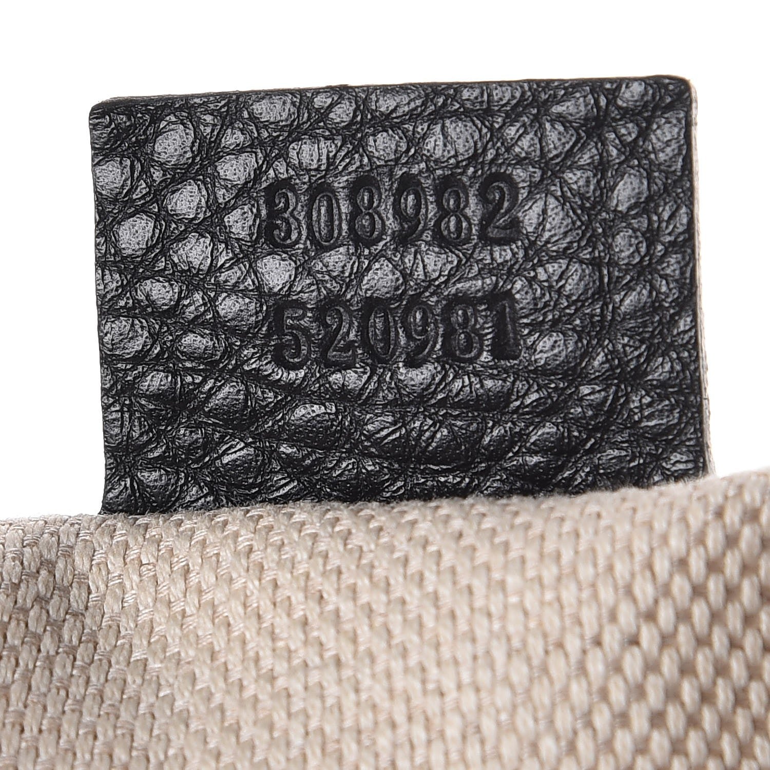 Gucci Pebbled Calfskin Studded Medium Soho Chain Shoulder Bag Black 7 of 7