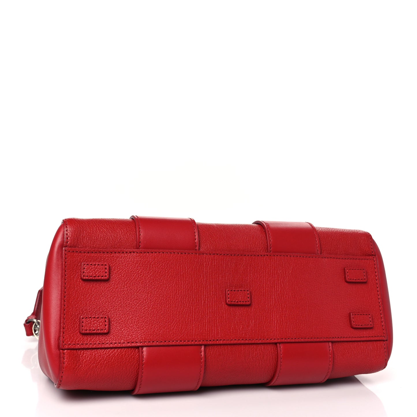 Madras Soft Calfskin Top Handle Satchel Fuoco