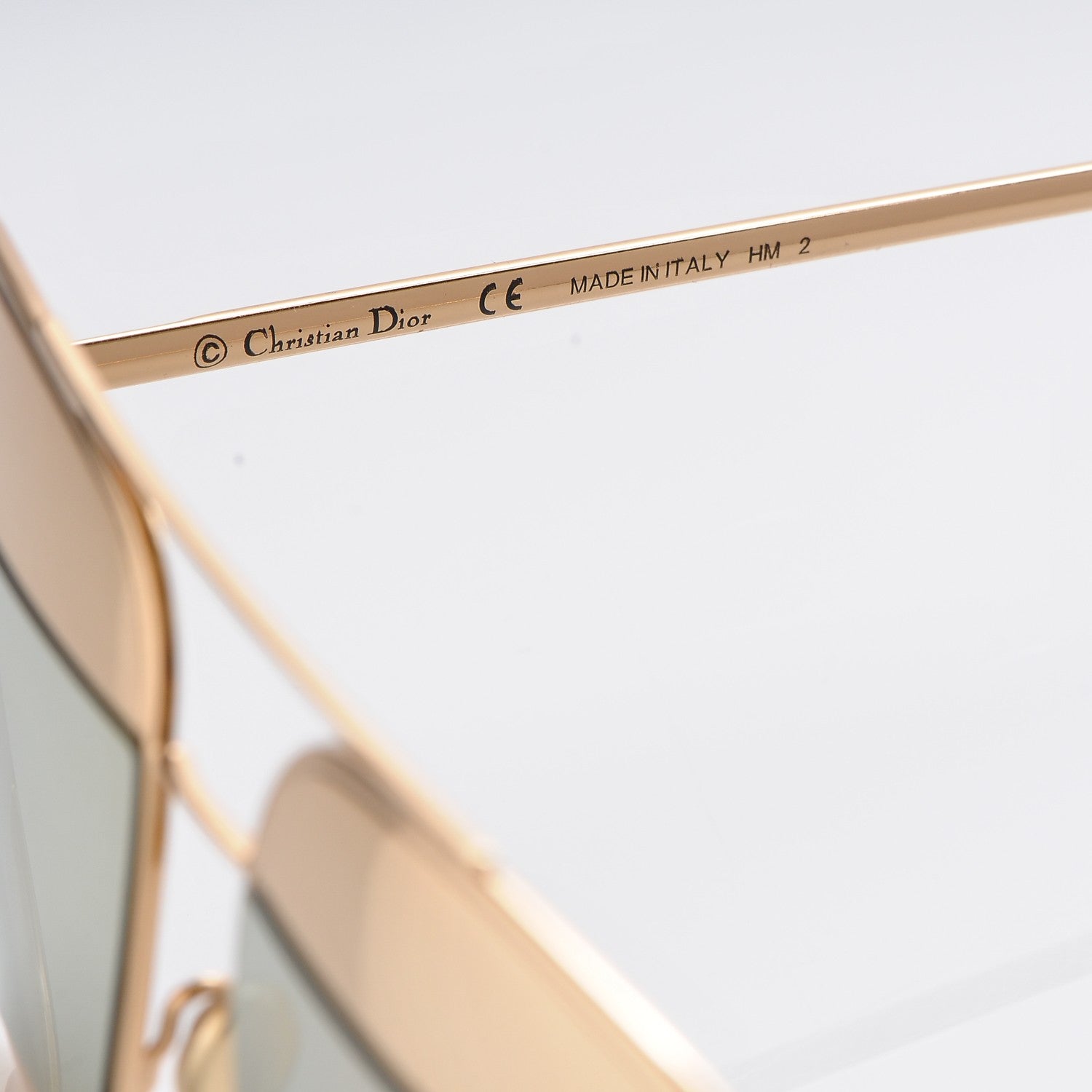Christian Dior Split 1 Aviator Sunglasses Rose Gold 6 of 8
