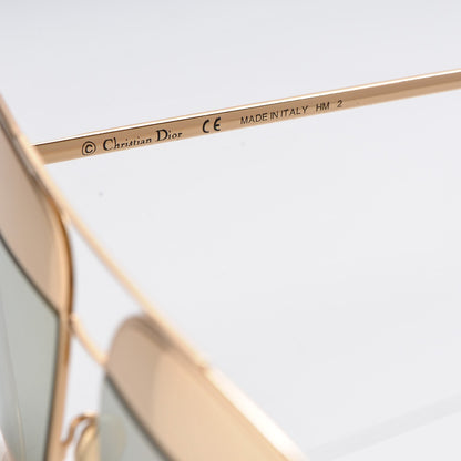 Christian Dior Split 1 Aviator Sunglasses Rose Gold 6 of 8