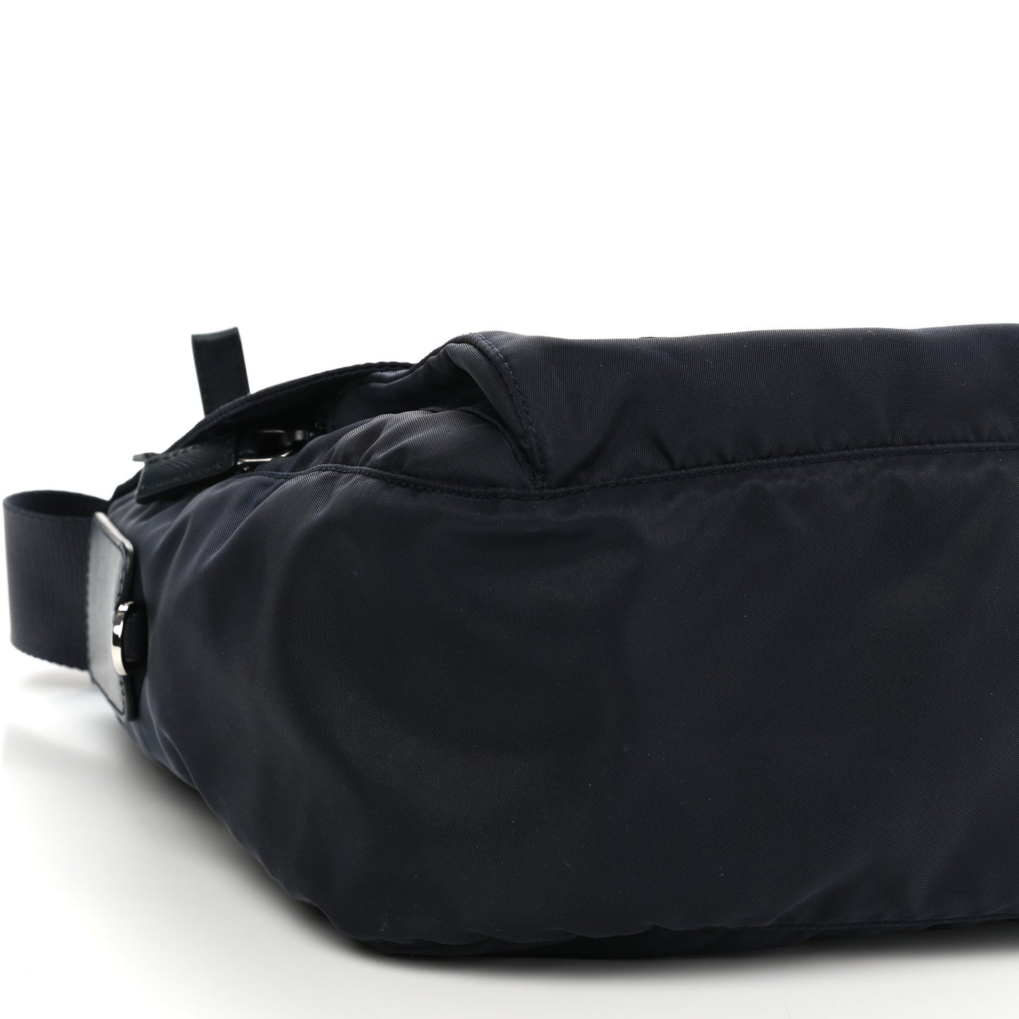 Tessuto Nylon Saffiano Vela Messenger Bag Baltico