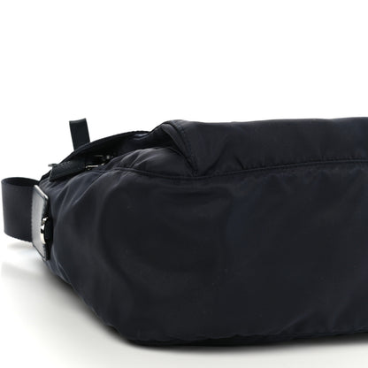 Prada Tessuto Nylon Saffiano Vela Messenger Bag Baltico 8 of 9