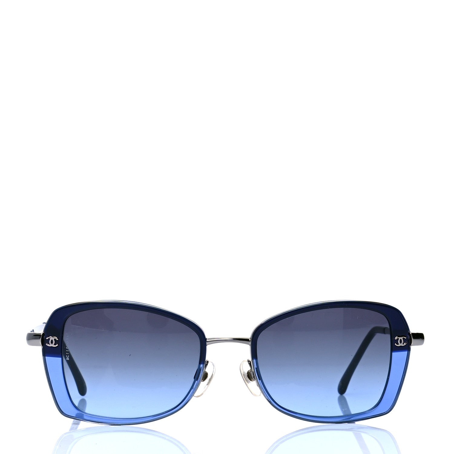 Chanel Metal CC Sunglasses 4184 Blue 2 of 4