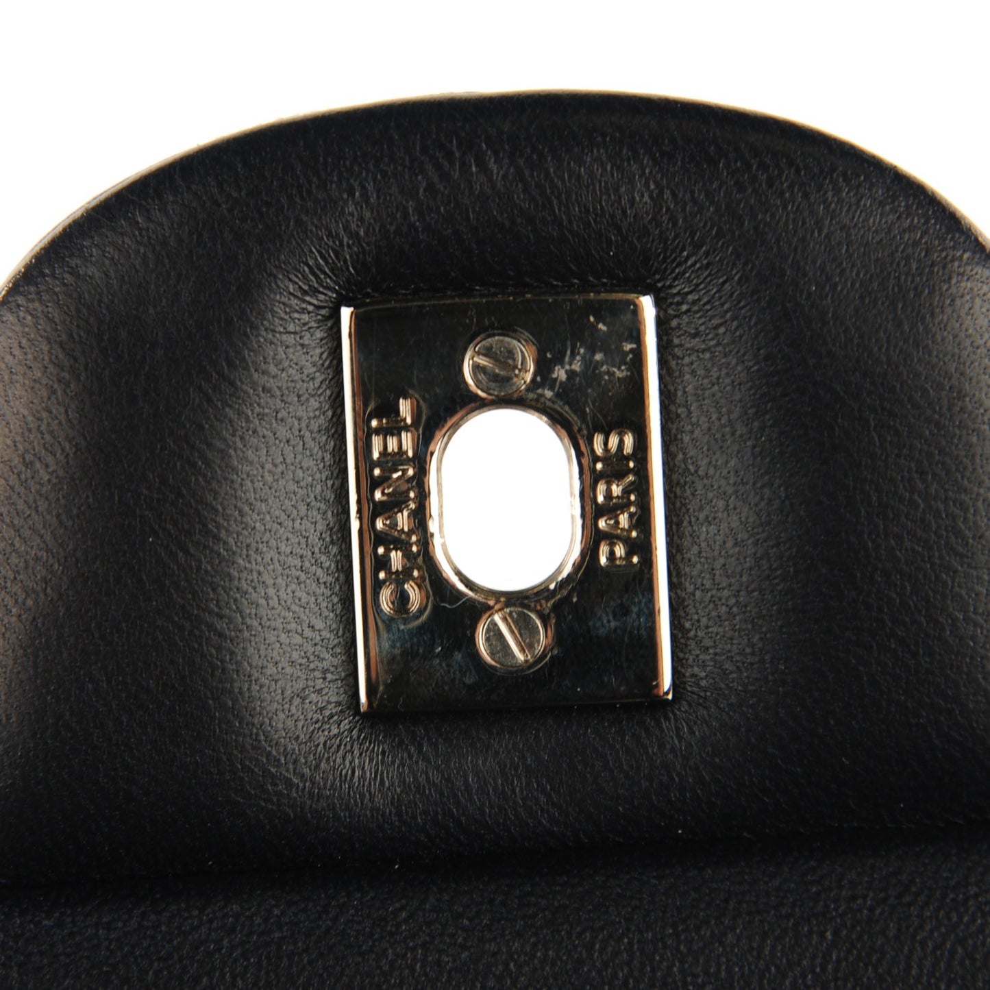 Lambskin Quilted Maxi Double Flap Navy