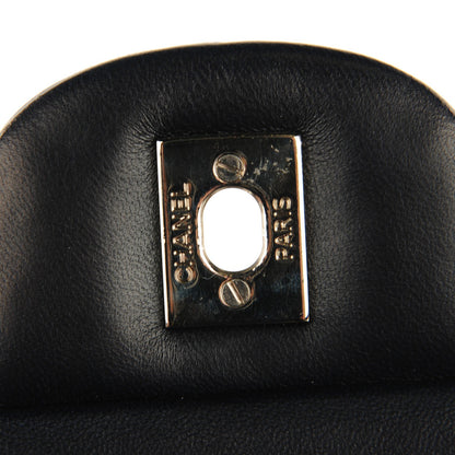 Chanel Lambskin Quilted Maxi Double Flap Navy 5 of 9