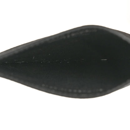 Saint Laurent Grain De Poudre Monogram Credit Card Case Black 5 of 8