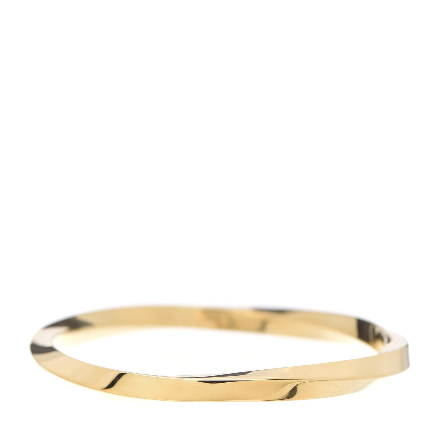18K Yellow Gold Twist Bangle Bracelet