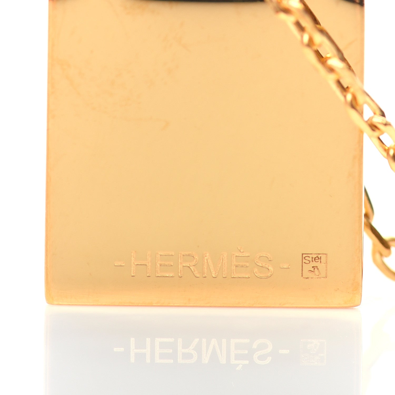 Hermes Swift Small O'Kelly Pendant Necklace Black 6 of 8