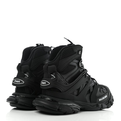 Balenciaga Mesh Nylon Mens Track Hike Sneakers 44 Black 4 of 9