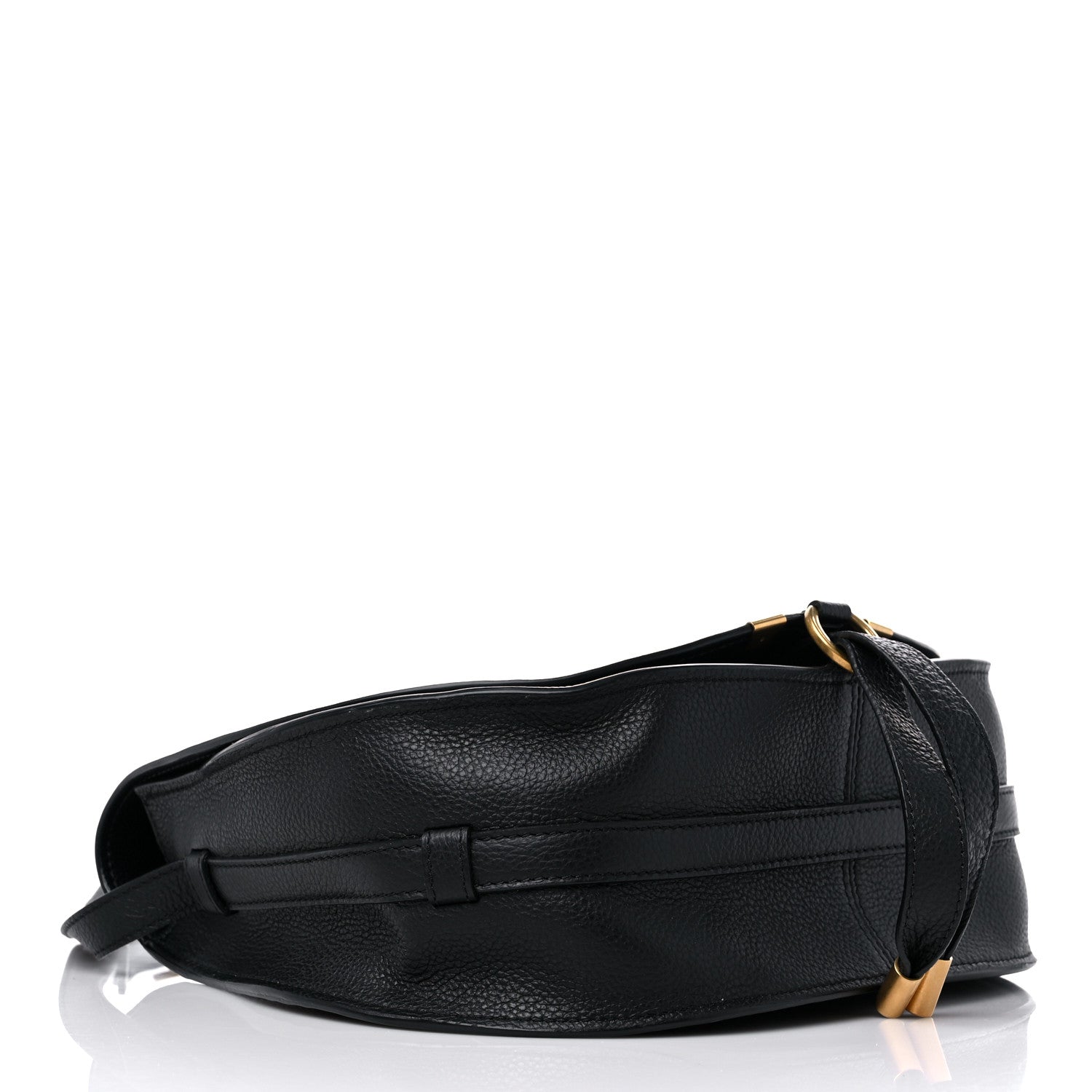 Chloe Calfskin Medium Marcie Round Crossbody Bag Black 4 of 11