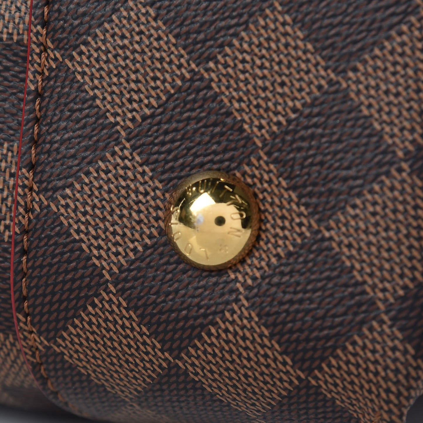 Damier Ebene Caissa Hobo Cherry