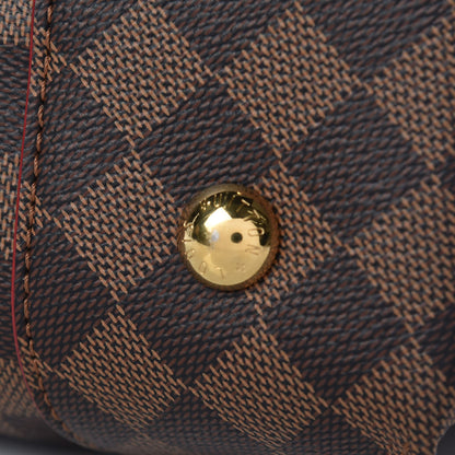 Louis Vuitton Damier Ebene Caissa Hobo Cherry 14 of 16