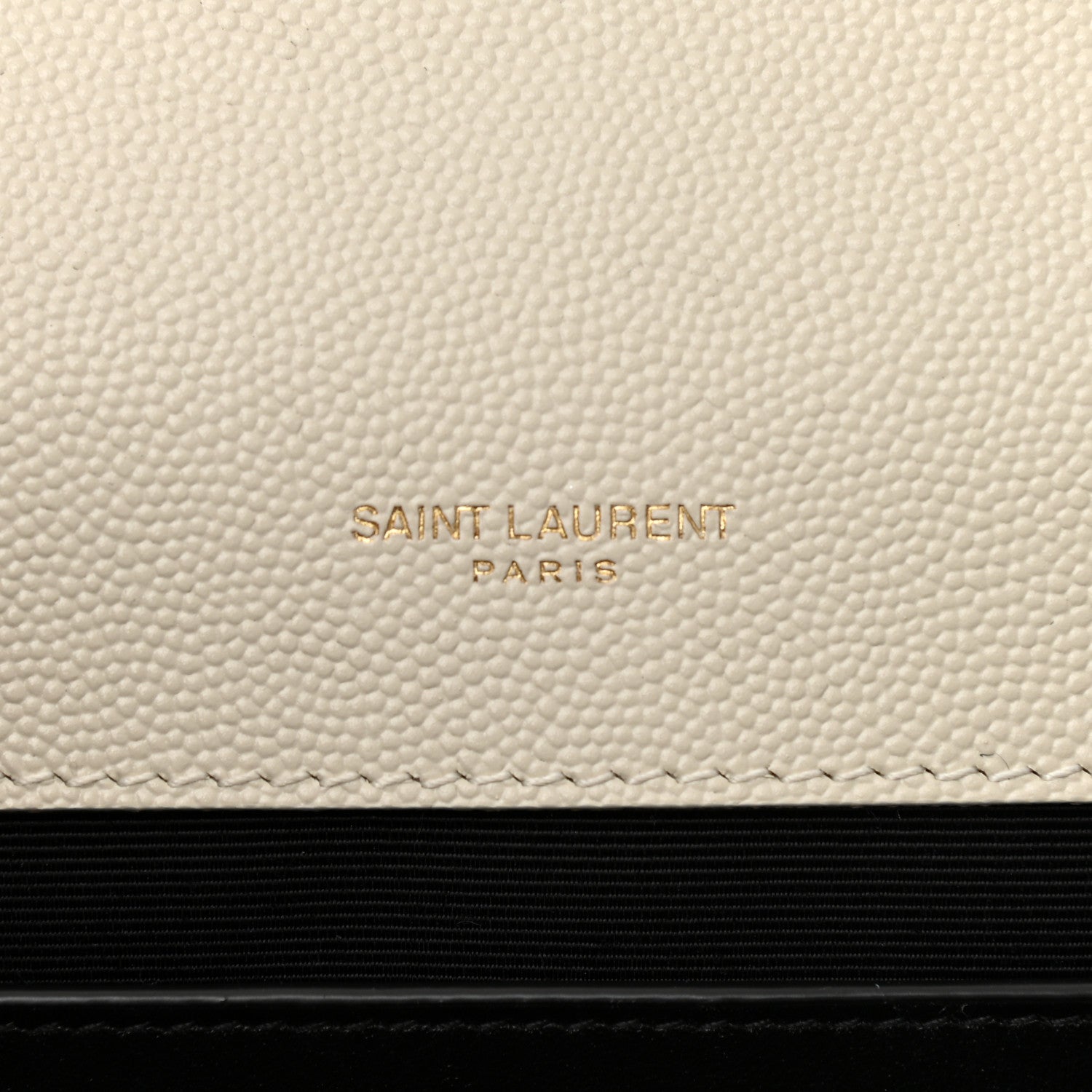 Saint Laurent Grain De Poudre Textured Mixed Matelasse Medium Triquilt Monogram Satchel Crema Soft 6 of 12