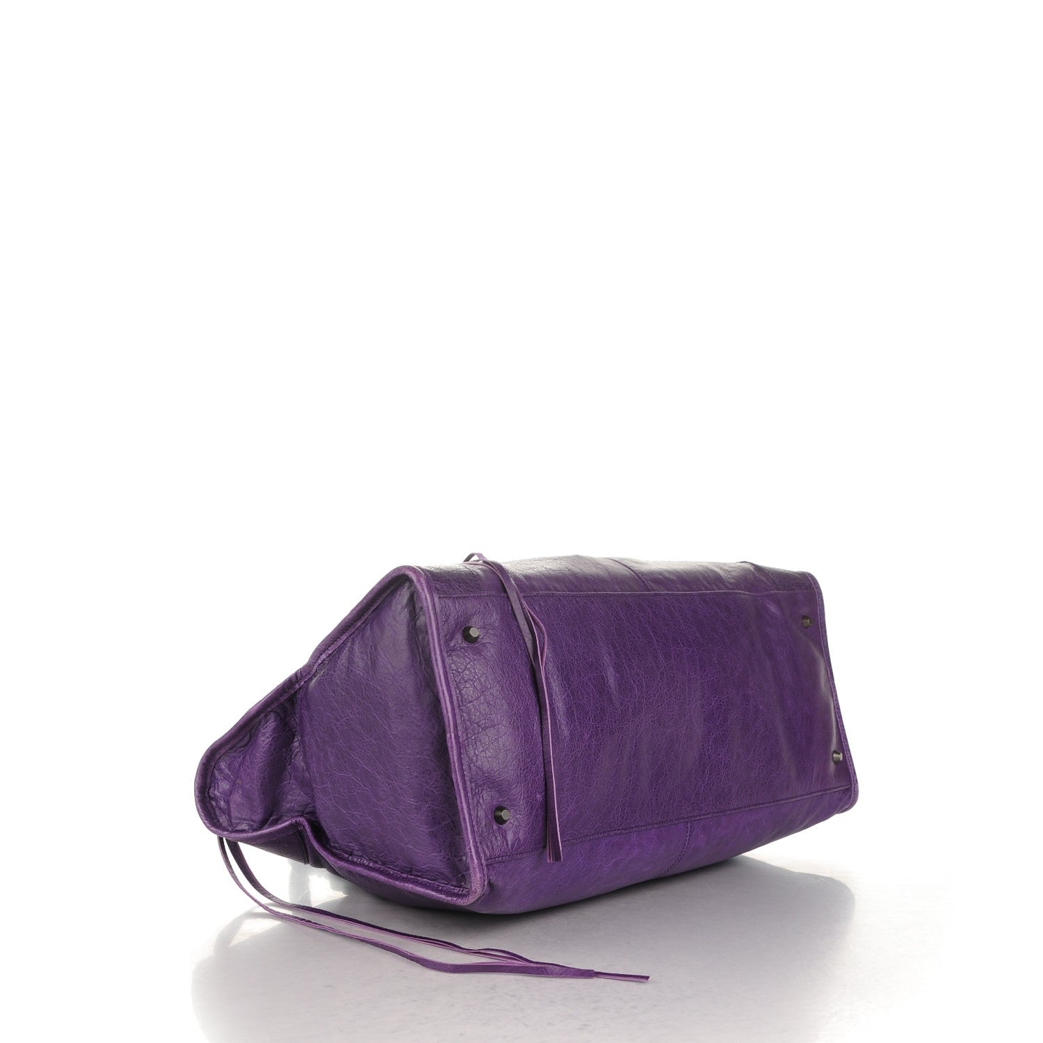 Balenciaga Agneau Classic Hardware Work Dark Violet 4 of 7