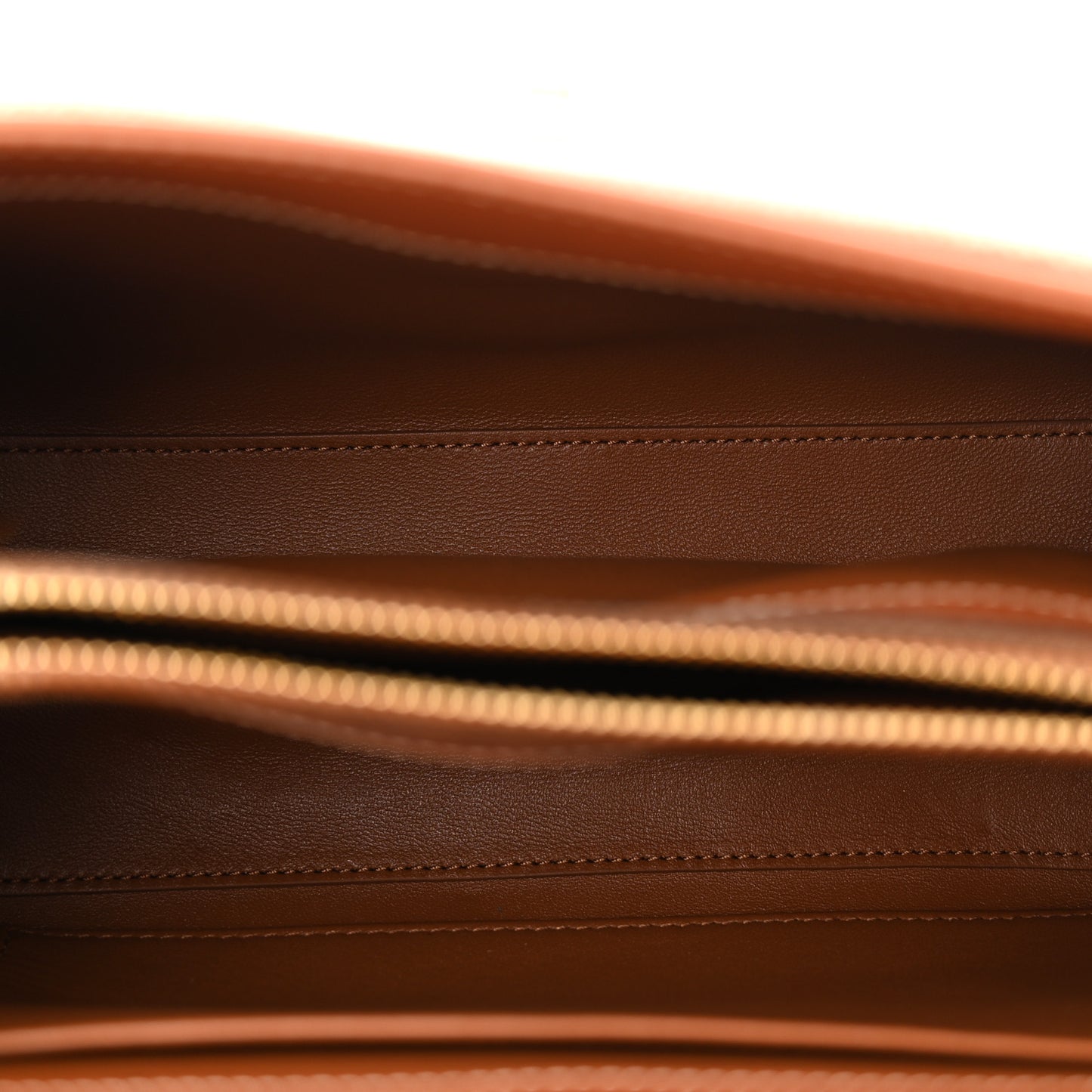 Canvas Calfskin Small 16 Top Handle Bag Natural Tan