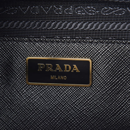 Prada Saffiano Medium Galleria Double Zip Tote Black 6 of 9