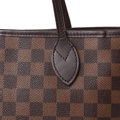 Louis Vuitton Damier Ebene Neo Neverfull MM Rose Ballerine 13 of 15