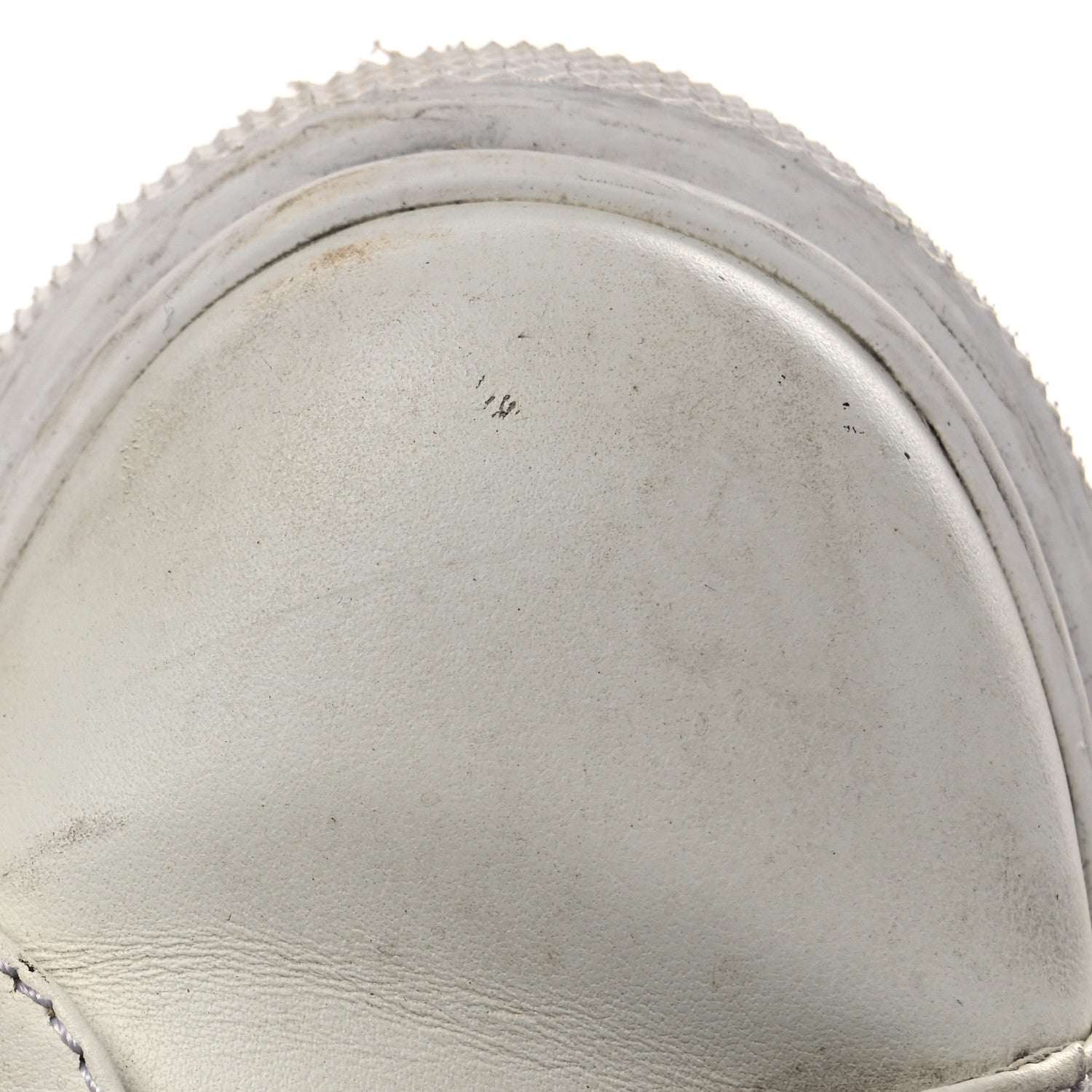 Prada Vitello Soft Logo 45mm Platform Sneakers 35.5 White Pink 11 of 15