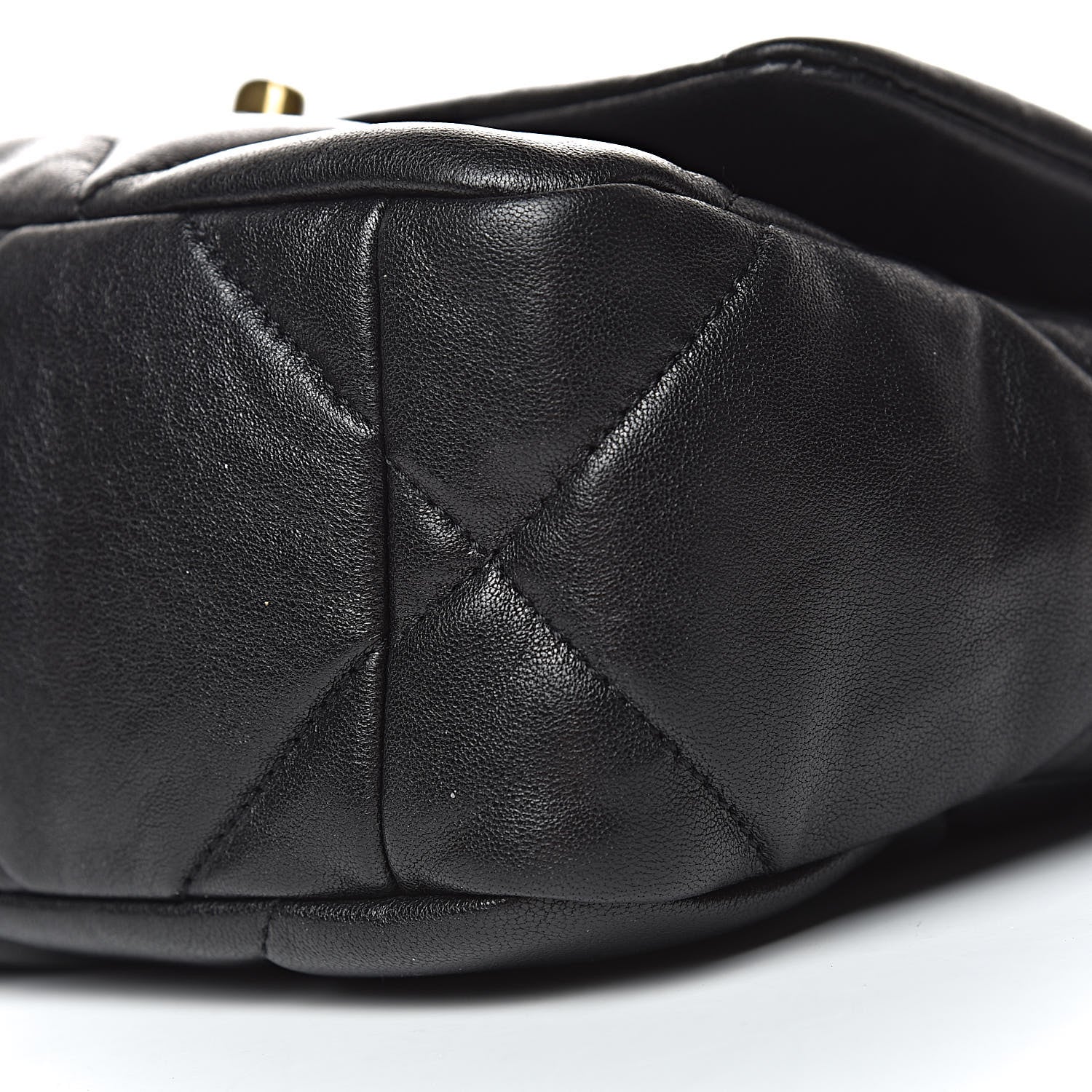 Chanel Lambskin Quilted Medium 19 Flap Black 9 of 11