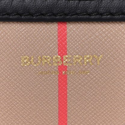 Burberry E-Canvas Icon Stripe Sonny Bum Bag Archive Beige 8 of 9