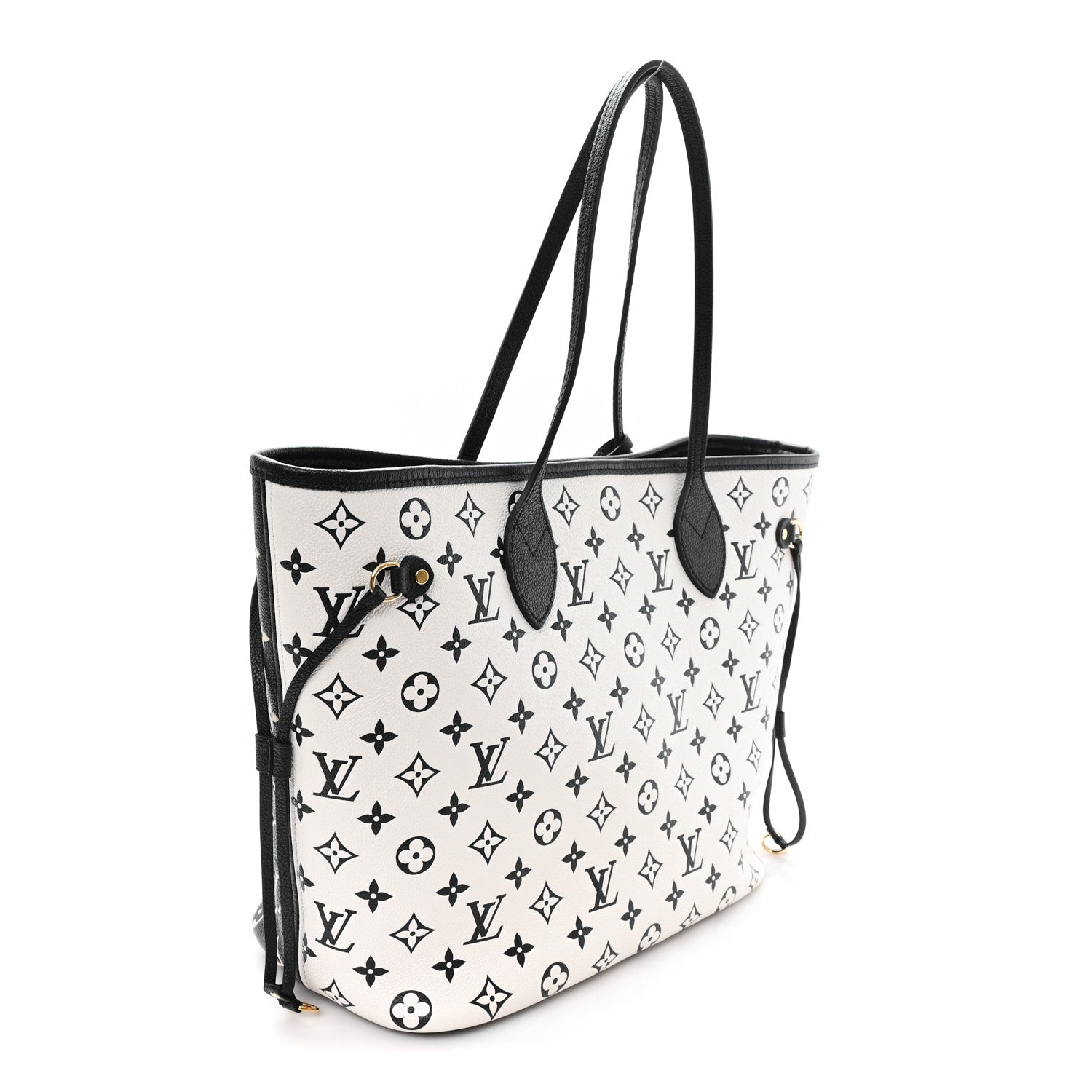 Louis Vuitton Empreinte Spring In The City Neverfull MM Black White Pink 4 of 10