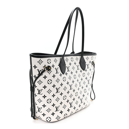 Louis Vuitton Empreinte Spring In The City Neverfull MM Black White Pink 4 of 10