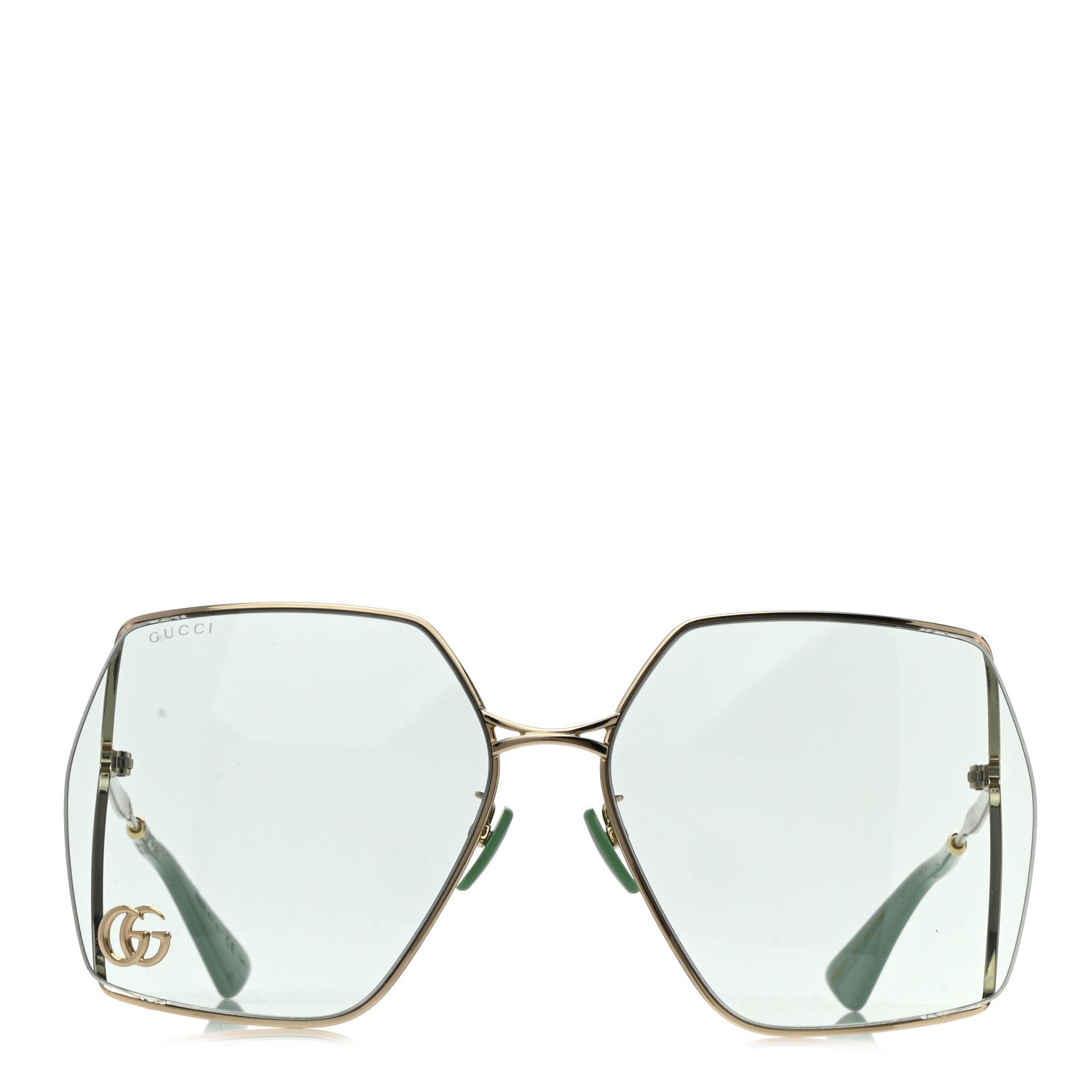 Gucci Metal Sunglasses GG0817S Green 2 of 8