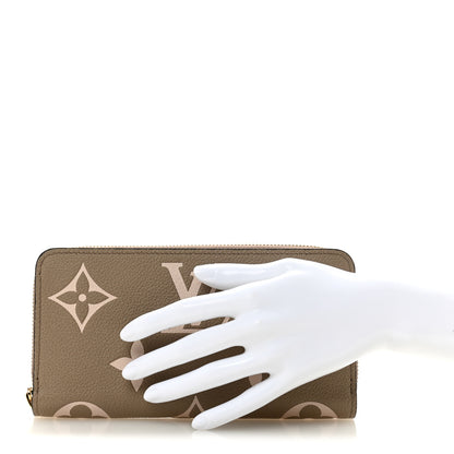 Louis Vuitton Empreinte Monogram Giant Zippy Wallet Tourterelle Creme 2 of 7