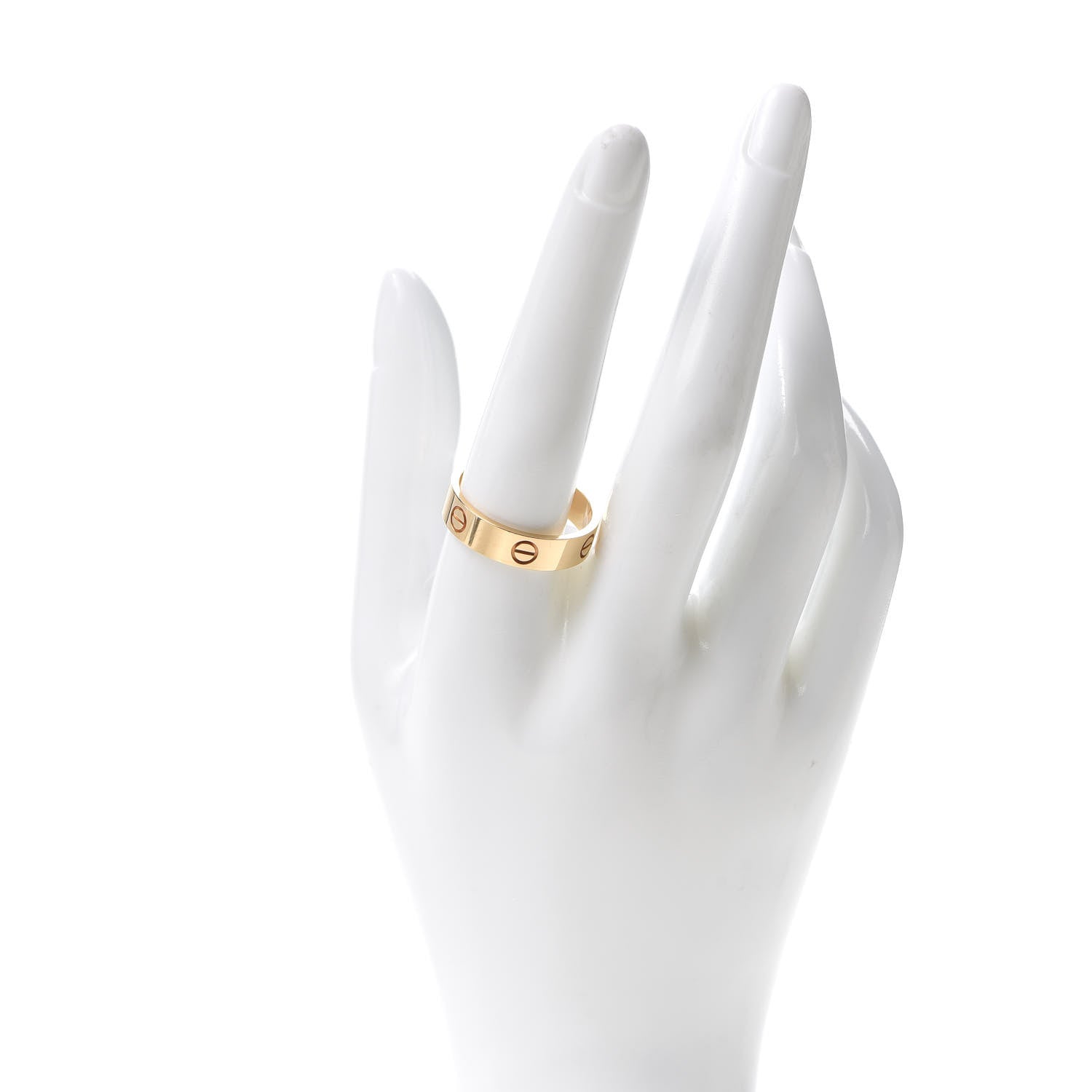 Cartier 18K Yellow Gold 5.5mm LOVE Ring 63 10.25 2 of 6